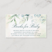 ユーカリエレガントカリ緑の本ベビー エンクロージャーカード (正面)