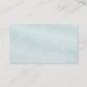 ユーカリエレガントカリ緑の金ゴールドのサ結婚イト エンクロージャーカード (裏面)