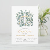 ユーカリエレガントカリ緑バプテスクロス 招待状 (スタンド正面)