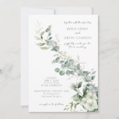 ユーカリエレガントカリ緑離れ 招待状 (正面)