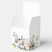 ユーカリエレガントカリ赤面バラブライダルシャワー フェイバーボックス (オープン)