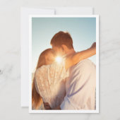 ユーカリエレガントカリ赤面バラ結婚ズ 招待状 (裏面)