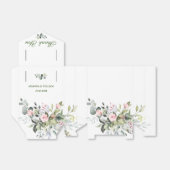 ユーカリエレガントカリ赤面バラ結婚フローラ フェイバーボックス (折り畳みなし)