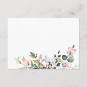 ユーカリエレガントカリ赤面バラ結婚詳細 エンクロージャーカード (裏面)