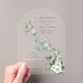 ユーカリエレガントカリ アクリル招待状 (インサイチュ (ポータブル))