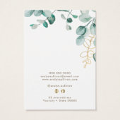 ユーカリエレガントカリ・イヤリング表示カード (裏面)