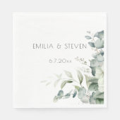 ユーカリエレガントカリ スタンダードランチョンナプキン (正面)