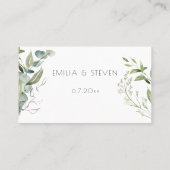 ユーカリエレガントカリ プレイスカード (裏面)