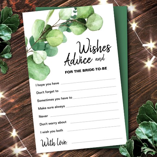 ユーカリエレガントスモダン結婚の願い事とアドバイス