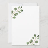 ユーカリエレガントス離れ21歳の誕生日パーティー 招待状 (裏面)