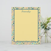 ユーカリエレガントティール（緑がかった色）葉カーキ文房具 (スタンド正面)