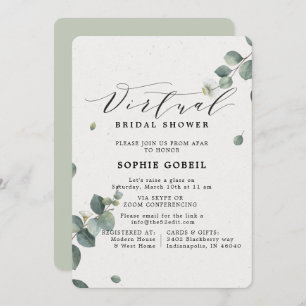 ユーカリエレガントフローラ仮想ブライダルシャワー 招待状