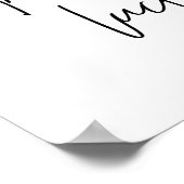 ユーカリエレガントプの真の愛の歓迎 ポスター (角)