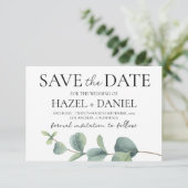 ユーカリエレガントプザデイトのカー結婚ドを保存 セーブザデート (スタンド正面)