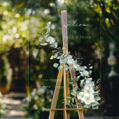 ユーカリエレガントプスグリーナリーウェルカム アクリルサイン