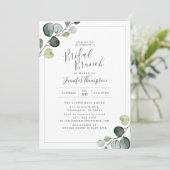 ユーカリエレガントプスグリーンリーブライダルシャワー 招待状 (スタンド正面)
