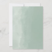 ユーカリエレガントプスグリーンリーブライダルシャワー 招待状 (裏面)