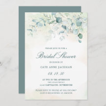 ユーカリエレガントプスグリーンリーブライダルシャワー