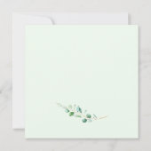 ユーカリエレガントプスグリーンリー結婚スクエア 招待状 (裏面)