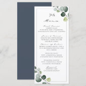 ユーカリエレガントプスグリーンリー4コース メニュー (正面/裏面)