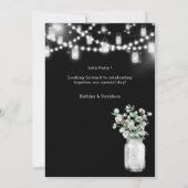 ユーカリエレガントプスグリーンリーIド婚約パーティ 招待状 (裏面)