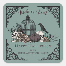 ユーカリエレガントプスハッピーハローウィン スクエアシール