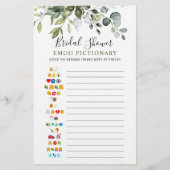 ユーカリエレガントプス両面ブライダルシャワーゲーム (正面)