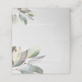 ユーカリエレガントプス折り座席表 プレイスカード (外部開封)