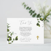 ユーカリエレガントプス正教会キリスト教葬儀 サンキューカード (スタンド正面)