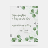 ユーカリエレガントプタスの脚本が私たちの手に入結婚る アクリルサイン (正面)