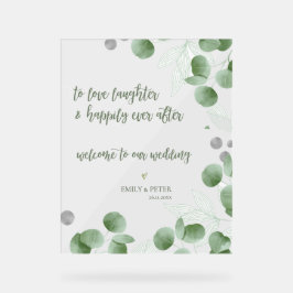 ユーカリエレガントプタスの脚本が私たちの手に入結婚る アクリルサイン