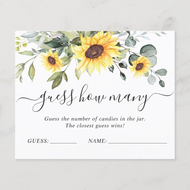 ユーカリエレガントプタスはゲームカードの数を推測 (正面)