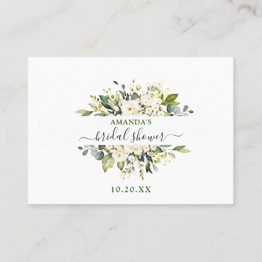 ユーカリエレガントプタスはゲームカードの数を推測 名刺 (裏面)