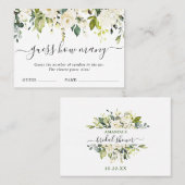 ユーカリエレガントプタスはゲームカードの数を推測 名刺 (正面/裏面)