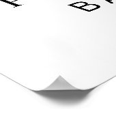 ユーカリエレガントプタスクロスバプテスムウェルカム ポスター (角)