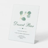 ユーカリエレガントプタスグ結婚レナリーのデザートバー 台座サイン (正面)