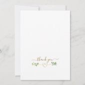 ユーカリエレガントプタスブライダルシャワー 招待状 (裏面)