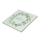 ユーカリエレガントプタスボタニカルボンアペティットグリーン タイル (側面)