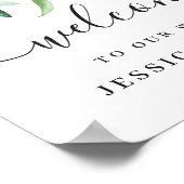 ユーカリエレガントプタスラベ結婚ンダー ポスター (角)