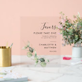 ユーカリエレガントプタス植物学結婚式の引き出物 アクリルサイン (ウェディング)