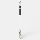 ユーカリエレガントプタス植物性フローラモノグラム iPhoneケース (左側)