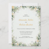 ユーカリエレガントプタス結婚式招待状 招待状 (正面)