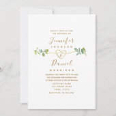 ユーカリエレガントプタス結婚式招待状 招待状 (正面)