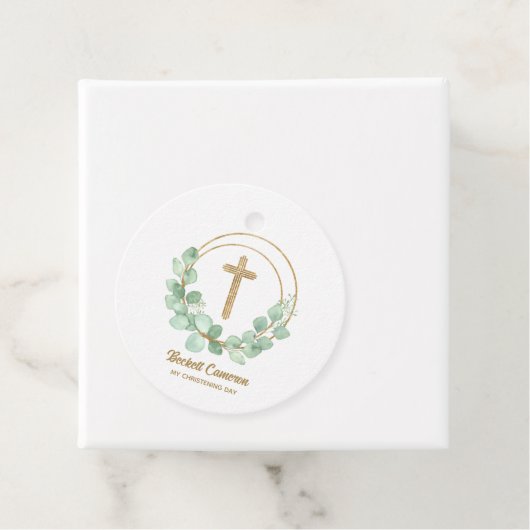 ユーカリエレガントプタス《キリスト教》洗礼式や命名式 フェイバータグ (インサイチュ)