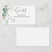 ユーカリエレガントプトゥスはゲームの数を推測 エンクロージャーカード (正面/裏面)