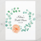 ユーカリエレガントプトゥスグリーンピーチフローラブライダルビンゴ (裏面)