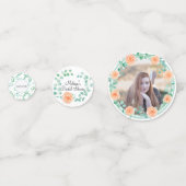 ユーカリエレガントプトゥスグリーンピーチフローラ コンフェッティ (正面)