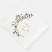 ユーカリエレガントプトゥスハーフリース金ゴールド円枠 (コーナー)