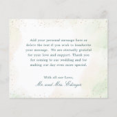 ユーカリエレガントプトゥスバジェット結婚サンキューカード (裏面)