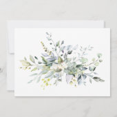 ユーカリエレガントプトゥスブライダルシャワー 招待状 (裏面)